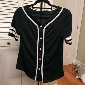 Button up sports top